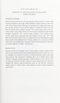 İnsanda ve Hayvanlarda Duyguların İfade Edilmesi