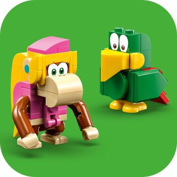 LEGO Super Mario Dixie Kong’un Orman Konseri Ek Macera Seti 71421 Oyuncak Yapım Seti (174 Parça)