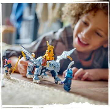 LEGO NINJAGO Genç Ejderha Riyu 71810-6 Yaş ve Üzeri Çocuklar için 3 Ninja Minifigürü İçeren Yaratıcı Oyuncak Yapım Seti (132 Parça)