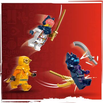 LEGO NINJAGO Genç Ejderha Riyu 71810-6 Yaş ve Üzeri Çocuklar için 3 Ninja Minifigürü İçeren Yaratıcı Oyuncak Yapım Seti (132 Parça)