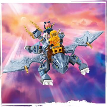 LEGO NINJAGO Genç Ejderha Riyu 71810-6 Yaş ve Üzeri Çocuklar için 3 Ninja Minifigürü İçeren Yaratıcı Oyuncak Yapım Seti (132 Parça)