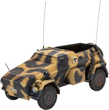 Revell German Command Zırhlı Araç Sd.Kfz.247 Ausf.B Model Kit Askeri Araç