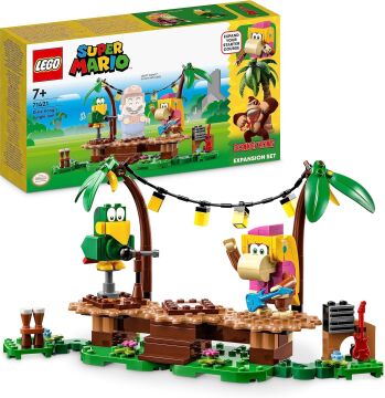 LEGO Super Mario Dixie Kong’un Orman Konseri Ek Macera Seti 71421 Oyuncak Yapım Seti (174 Parça)