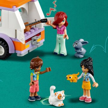 LEGO® Friends Mobil Küçük Ev 41735-7 Yaş ve Üzeri Çocuklar için 3 Mini Bebek ve Evcil Hayvan Karakterleri İçeren Yaratıcı Oyuncak Yapım Seti (785 Parça)