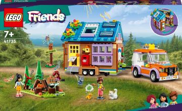 LEGO® Friends Mobil Küçük Ev 41735-7 Yaş ve Üzeri Çocuklar için 3 Mini Bebek ve Evcil Hayvan Karakterleri İçeren Yaratıcı Oyuncak Yapım Seti (785 Parça)