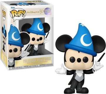 Disney: Walt Disney World 50. - Philharmagic Mickey Mouse Funko Pop! Vinil Figür (Uyumlu Pop Box Koruyucu Kılıfla Birlikte)