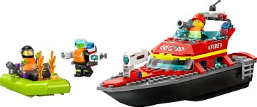 LEGO® City İtfaiye Kurtarma Teknesi 60373-5 Yaş ve Üzeri Uygulamalı Oyunları Seven Çocuklar için Oyuncak Yapım Seti (144 Parça)