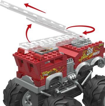 Mega Bloks Hot Wheels® HW 5-Alarm™ Monster Truck İtfaiye Aracı