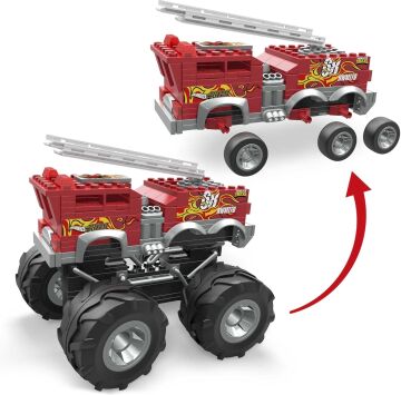 Mega Bloks Hot Wheels® HW 5-Alarm™ Monster Truck İtfaiye Aracı