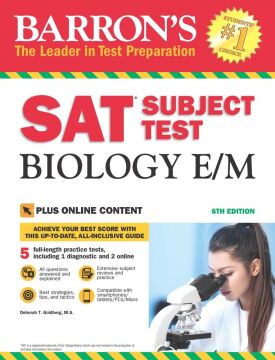 SAT Subject Test Biology E/M: 6th Ed w/online test