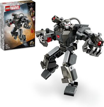 LEGO Marvel War Machine Robot Zırhı 76277-6 Yaş ve Üzeri Süper Kahraman Seven Çocuklar İçin İnşa Edilebilen Savaşçı İçeren Yaratıcı Oyuncak Yapım Seti (154 Parça)