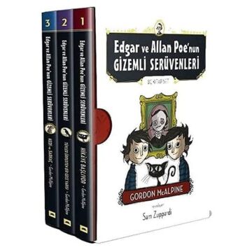 Edgar ve Allan Poe'nun Gizemli Serüvenleri Seti-3 Kitap Takım-Özel Kutulu