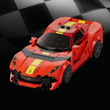 LEGO Speed Champions Ferrari 812 Competizione 76914-9 Yaş ve Üzeri Çocuklar İçin Koleksiyonluk Araba Modeli İçeren Oyuncak Yapım Seti (261 Parça)