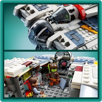LEGO® Star Wars: Ahsoka Ghost ve Phantom II 75357-10 Yaş ve Üzeri Star Wars Hayranı Çocuklar için Yaratıcı Oyuncak Yapım Seti (1394 Parça)