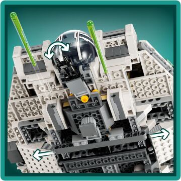 LEGO® Star Wars: Ahsoka Ghost ve Phantom II 75357-10 Yaş ve Üzeri Star Wars Hayranı Çocuklar için Yaratıcı Oyuncak Yapım Seti (1394 Parça)