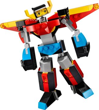 LEGO® Creator 3’ü 1 Arada Süper Robot 31124-7 Yaş ve Üzeri için Oyuncak Robot, Jet Uçağı ve Ejderha Modeli İçeren Oyuncak Yapım Seti (159 Parça)