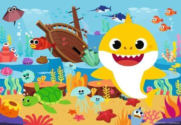 Ravensburger 2x12p Puz Baby Shark