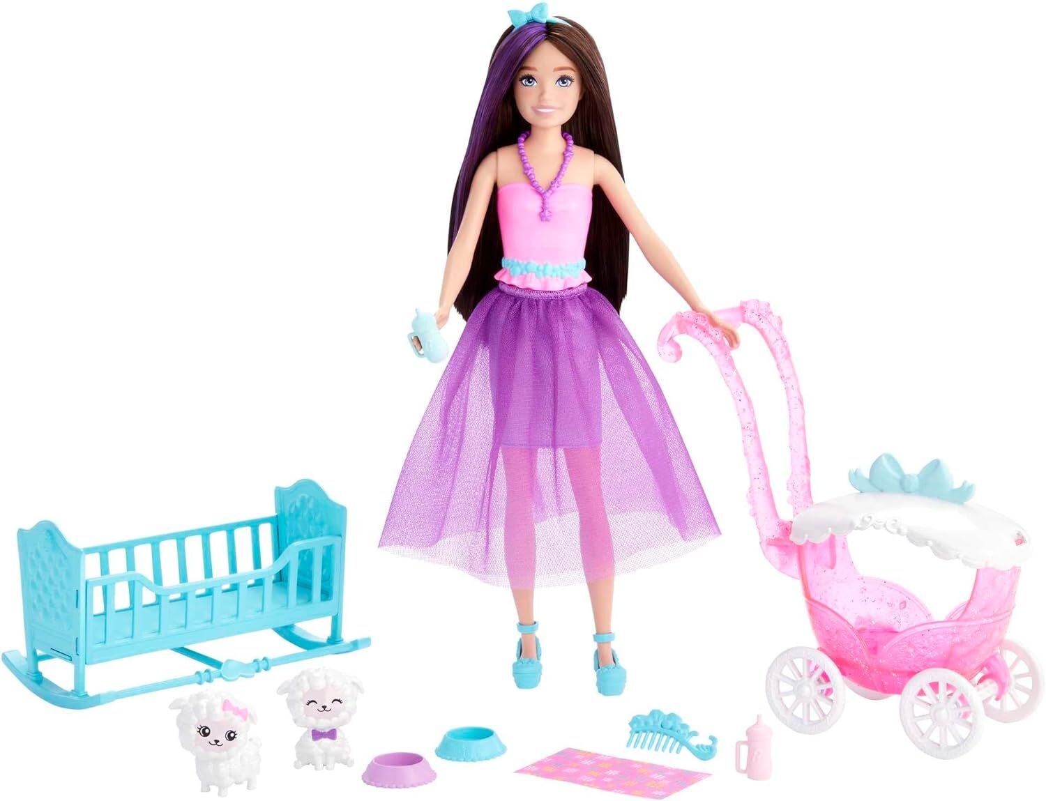 Barbie Dreamtopia Skipper Kuzucuk Bakımı Oyun Seti, 3 yaş ve üzeri, HLC29
