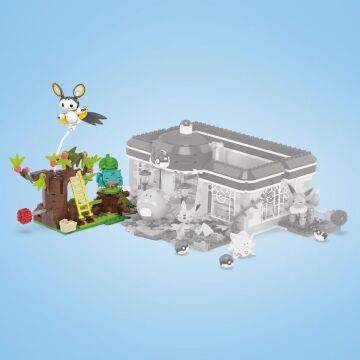 Mega Pokémon Emolga Ve Bulbasaur'un Ormanı