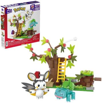Mega Pokémon Emolga Ve Bulbasaur'un Ormanı