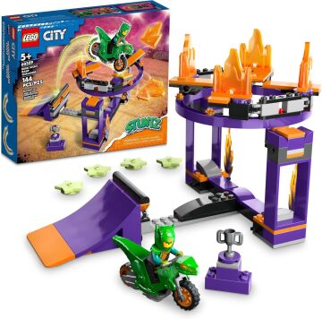 LEGO City Potalı Gösteri Rampası Yarışması 60359-5 Yaş ve Üzeri Çocuklar İçin Gösteri Motosikleti ve Minifigür İçeren Yaratıcı Oyuncak Yapım Seti (144 Parça)