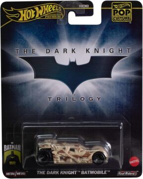 Hot Wheels BATMAN DARK KNIGHT BATMOBILE Die Cast Model Araba - 1:64 Ölçekli - Uzunluk 7 cm POP CULTURE HXD97