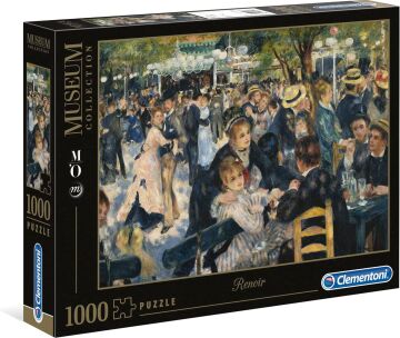 Clementoni - 1000 Parça Museum Collection Yetişkin Puzzle - Renoir ''Dance at Le moulin de la Galette''