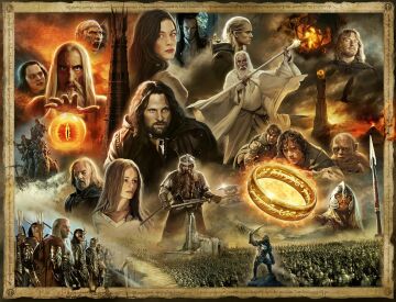 Ravensburger 17294 2000 Parça Yüzüklerin Efendisi Lord of The Puzzle Yetişkinler için