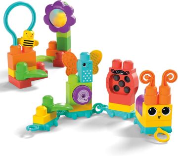 Mega Bloks Hareketli Duyusal Gelişim Tırtılı, 1 yaş ve üzeri, HKN44