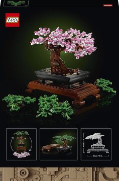 LEGO ICONS Bonsai Ağacı 10281 - Yetişkinler İçin Bitki Figürü İçeren Sergilenebilir Yaratıcı Model Yapım Seti (878 Parça)