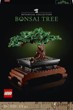 LEGO ICONS Bonsai Ağacı 10281 - Yetişkinler İçin Bitki Figürü İçeren Sergilenebilir Yaratıcı Model Yapım Seti (878 Parça)