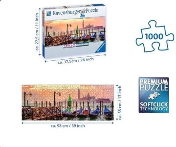 Ravensburger 1000 Parçapan Puzzle Gondolas (150823)