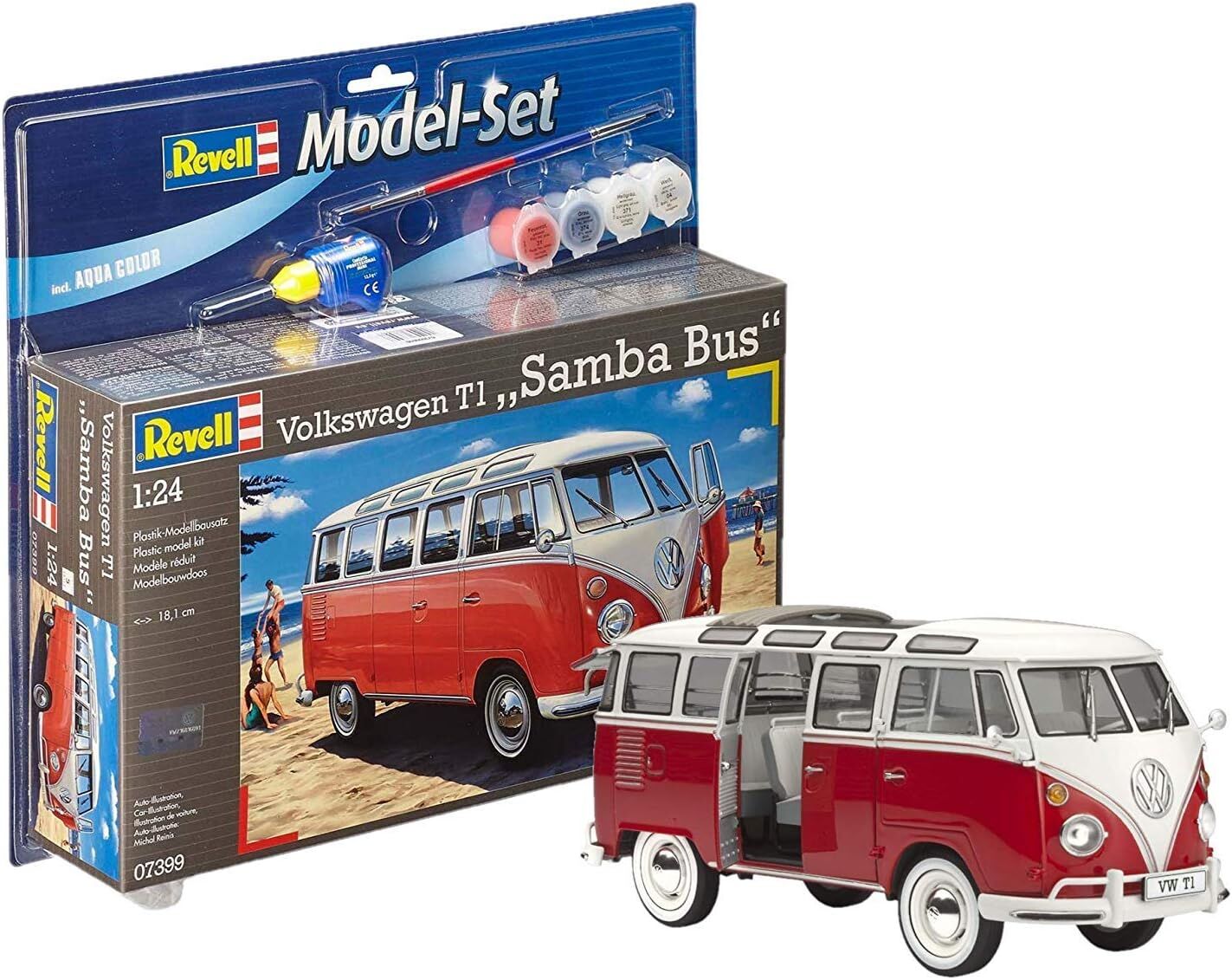 Revell - M.Set Vw Samba Bus (67399)