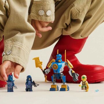 LEGO NINJAGO Jay’in Robotu Savaş Paketi 71805-6 Yaş ve Üzeri Çocuklar için Jay Minifigürü İçeren Yaratıcı Oyuncak Yapım Seti (78 Parça)
