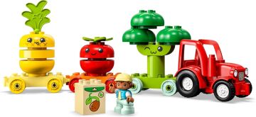 LEGO DUPLO İlk Meyve Sebze Traktörü 10982-18 Ay ve Üzeri Küçük Çocuklar İçin Çiftçilik Temalı Eğitici Oyuncak Yapım Seti (19 Parça)