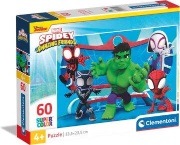 CLEMENTONI 60 el. Super Kolor Marvel Spidey [PUZZLE]
