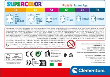 CLEMENTONI 60 el. Super Kolor Marvel Spidey [PUZZLE]