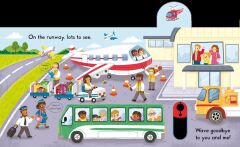 Busy Airport (Kapak Resmi değişebilir): A Push, Pull, Slide Book