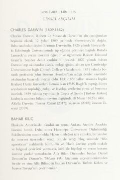 Cinsel Seçilim: Hiçbir Bilimsel Devrim, Daha Önceki Alışkanlıklarımızı ve Kanaatlerimizi Değiştirme Konusunda Darwin’in Buluşuyla Karşılaştırılamaz