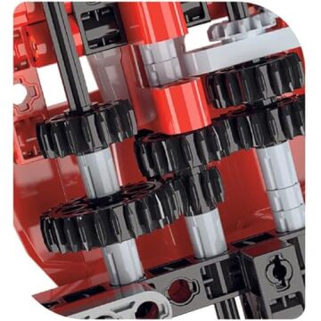 Clementoni 80132TR Mekanik Laboratuvarı Yarış Arabaları Formula 1 Oyuncak, Çok Renkli