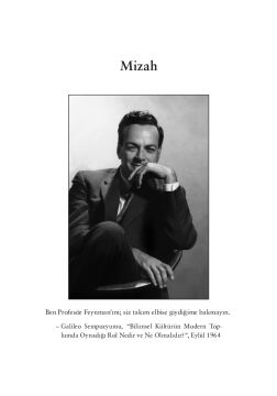 Güzel Dediniz Bay Feynman: Bir Dahiden Alıntılar