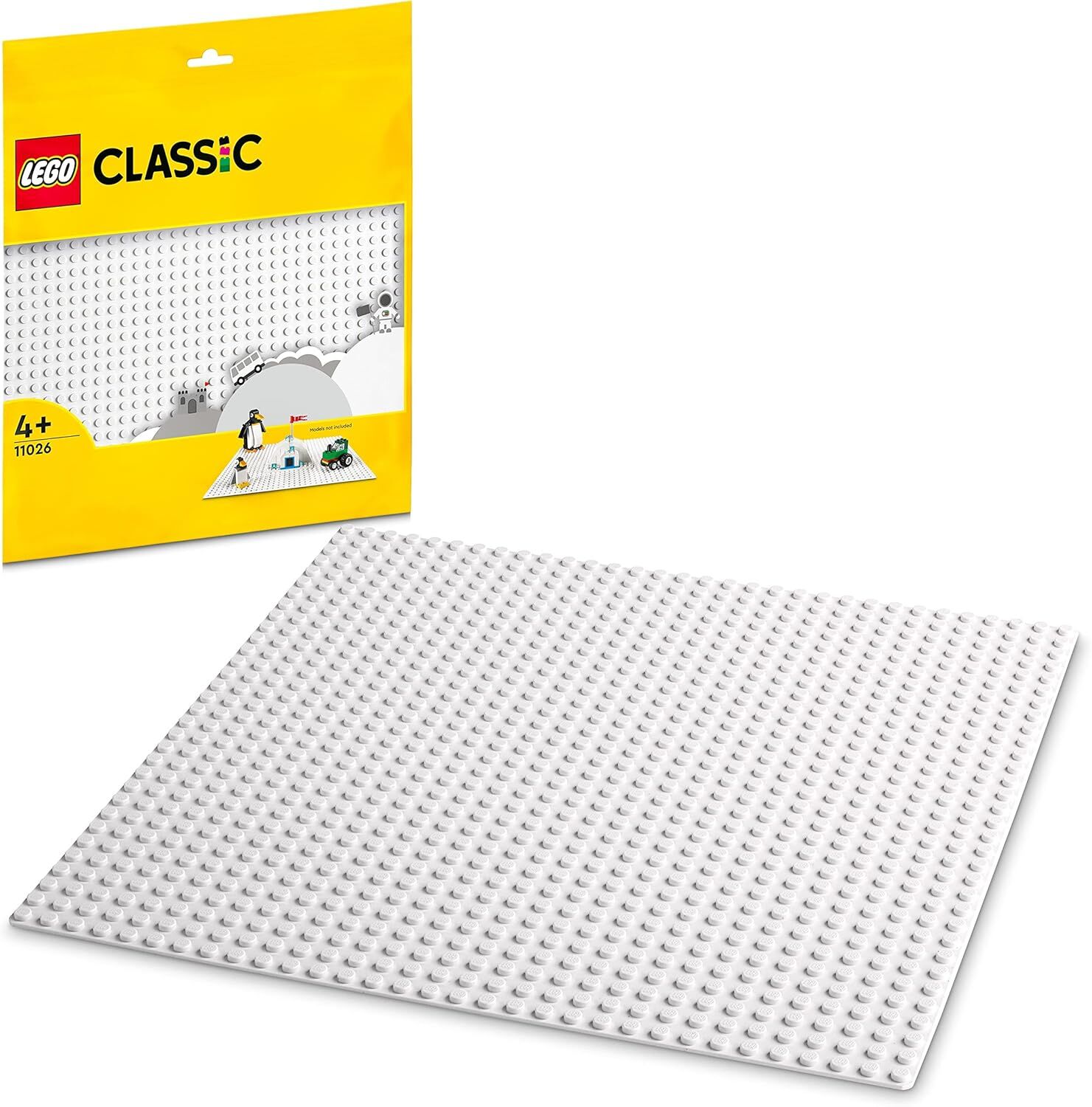 LEGO Classic Beyaz Zemin 11026-4 Yaş ve Üzeri LEGO Severler için LEGO Zemini (1 Parça)