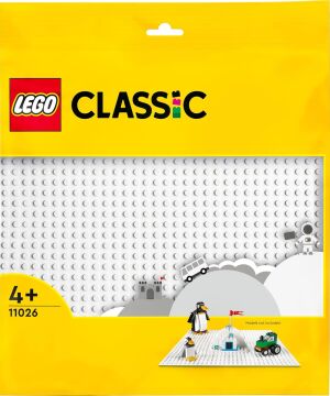 LEGO Classic Beyaz Zemin 11026-4 Yaş ve Üzeri LEGO Severler için LEGO Zemini (1 Parça)