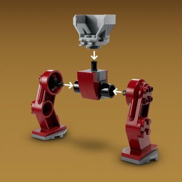 LEGO Marvel Iron Man Hulkbuster Thanos'a Karşı 76263 Oyuncak Yapım Seti (66 Parça)