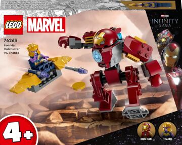 LEGO Marvel Iron Man Hulkbuster Thanos'a Karşı 76263 Oyuncak Yapım Seti (66 Parça)