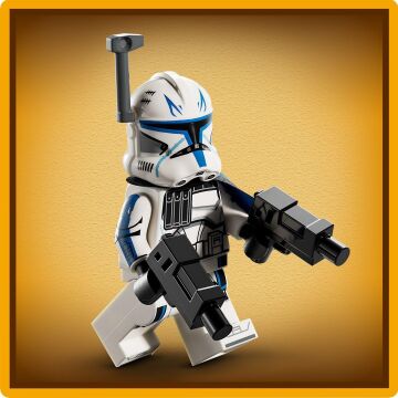 LEGO Star Wars: Klon Savaşları Yüzbaşı Rex Y-Wing Mikro Savaşçı 75391-6 Yaş ve Üzeri Çocuklar için Yaratıcı Oyuncak Yapım Seti (99 Parça)