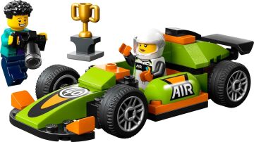 LEGO City Yeşil Yarış Arabası 60399-4 Yaş ve Üzeri Çocuklar için Oyuncak Yarış Aracı İçeren Yaratıcı Oyuncak Yapım Seti (56 Parça)