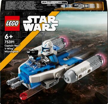 LEGO Star Wars: Klon Savaşları Yüzbaşı Rex Y-Wing Mikro Savaşçı 75391-6 Yaş ve Üzeri Çocuklar için Yaratıcı Oyuncak Yapım Seti (99 Parça)
