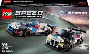 LEGO Speed Champions BMW M4 GT3 ve BMW M Hybrid V8 Yarış Arabaları 76922-9 Yaş ve Üzeri Çocuklar için Koleksiyonluk ve Sergilenebilir Yaratıcı Oyuncak Model Yapım Seti (676 Parça)