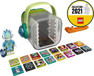 LEGO VIDIYO Alien DJ BeatBox 43104 Yapım Seti Oyuncağı (73 Parça), Çocukları Kendi Müzik Videolarını Yönetmeye ve Oynamaya Teşvik Edin